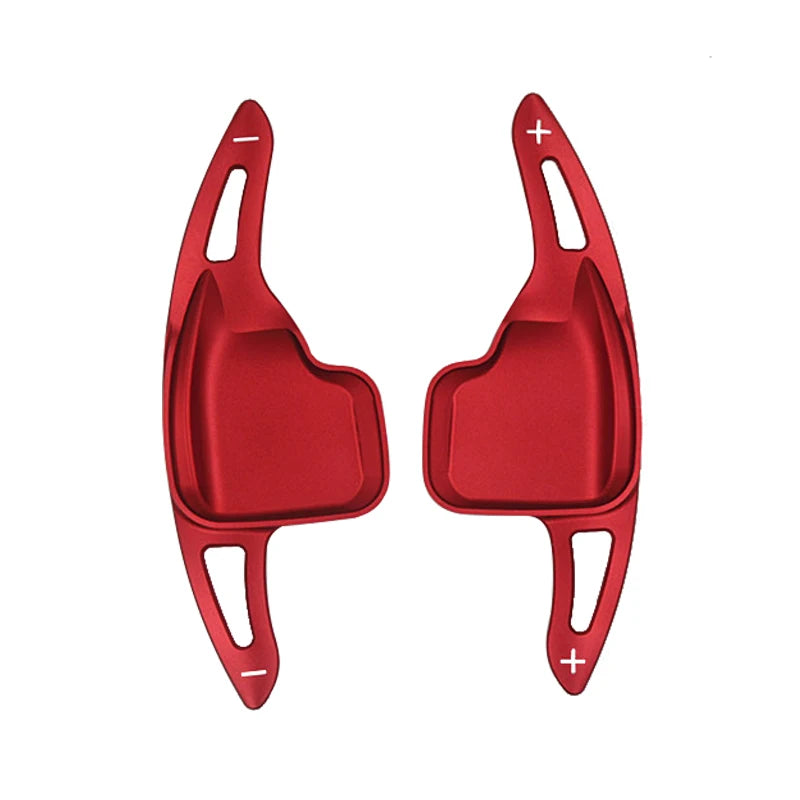 Extension palette BMW F30 rouge, paire gauche et droite vue de face