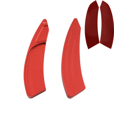Extension palette Citroën rouge, face arrière et adhésif double-face pré-découpé fourni