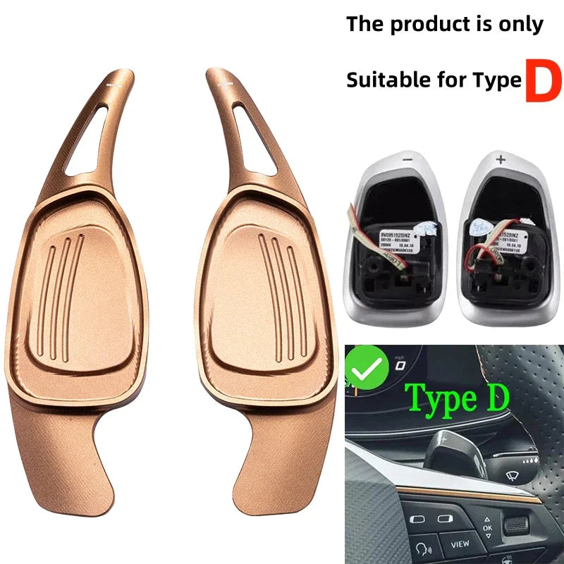 Extension palette au volant Cupra Formentor bronze cuivré, la teinte signature de la marque