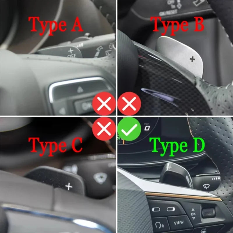 Tableau de compatibilité des palettes Cupra : types A, B, C et D, seul le type D convient