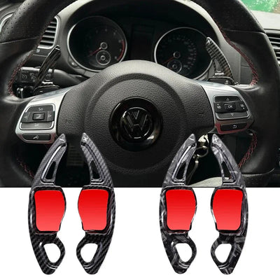 Extension palette au volant Golf 6 R en carbone sur volant Volkswagen