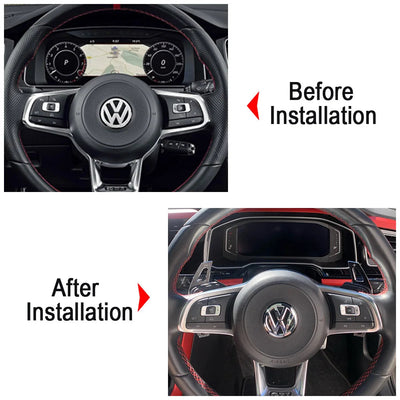 Extension palette au volant Polo 6R GTI, coloris disponibles