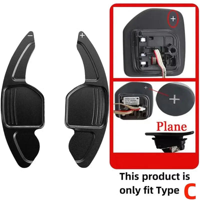 Extension palette au volant Seat Ibiza 6F rouge, détail des nervures