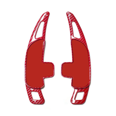 extension palette au volant A45 AMG rouge carbone look racing