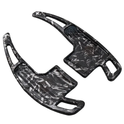 extension palette au volant Ford Mustang noir forgé finition premium