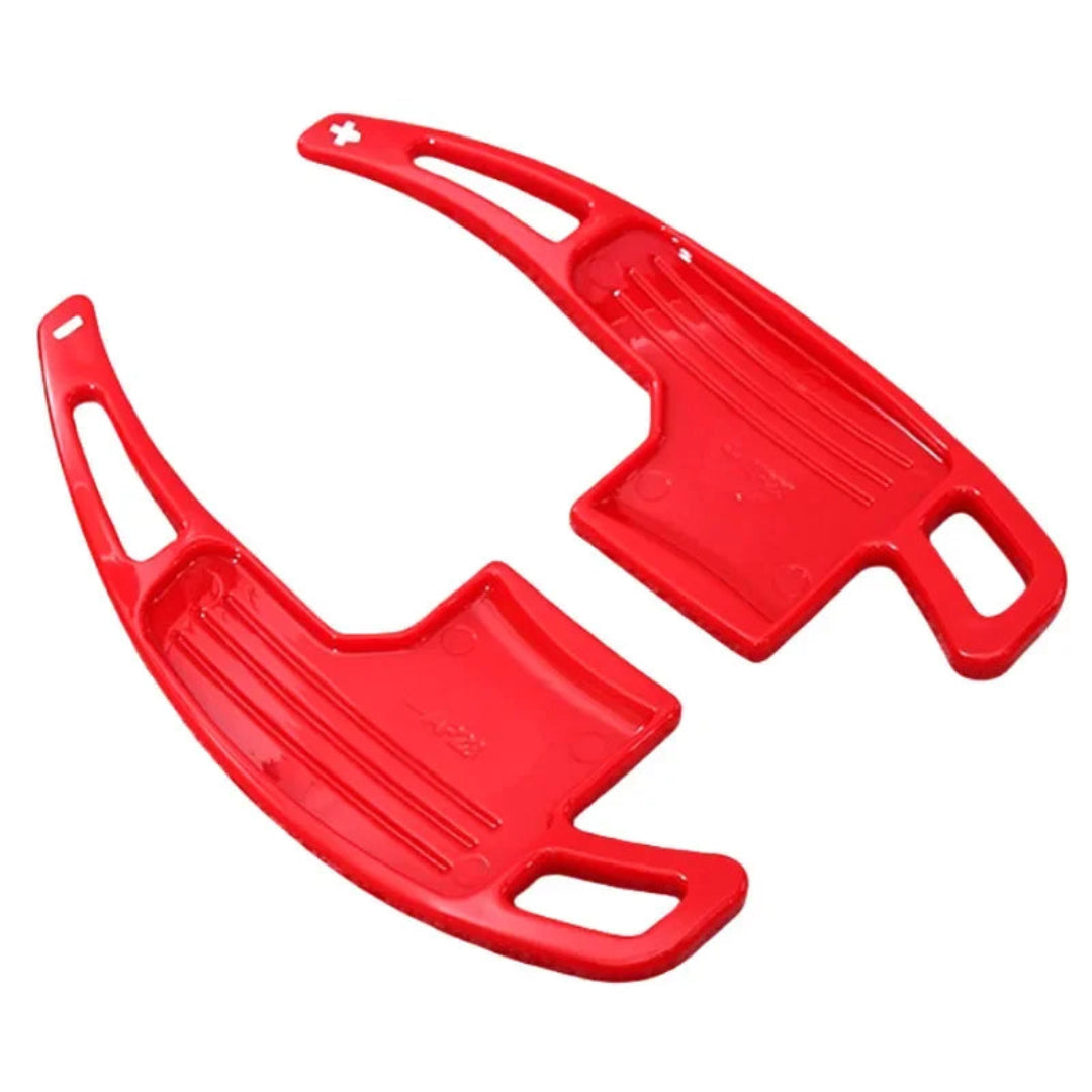 extension palette au volant Ford Mustang rouge look racing