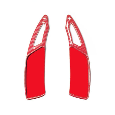 extension palette au volant Peugeot 508 GT rouge carbone look racing