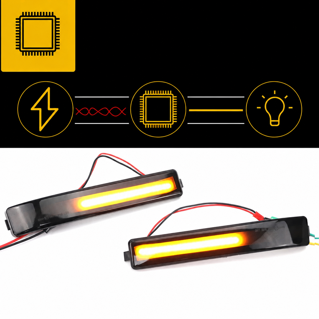 Clignotant dynamique Ford F150 SVT Raptor compatible CANbus, sans effet hyperflash