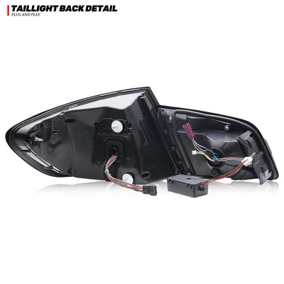 Dos des feux arrière LED F10 style G30 avec faisceaux et module