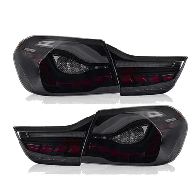 Variante à lentille fumée des feux arrière LED GTS BMW Série 4