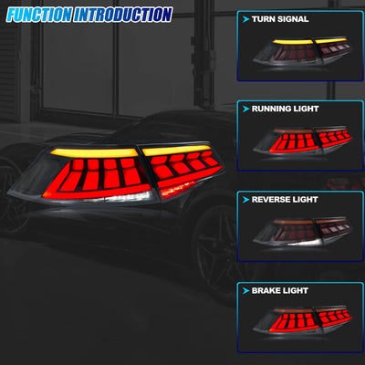 Fonctions des feux arrière LED Passat B8 : clignotant, position, recul et stop