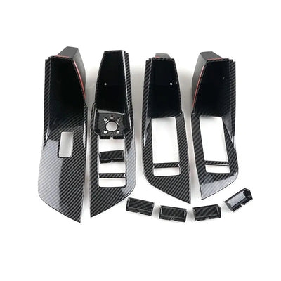 Les 10 pièces aspect carbone pour accoudoirs de porte d'Audi A6 C8
