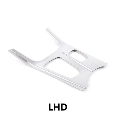 Garniture console centrale BMW X3 F25 finition argent, version conduite à gauche