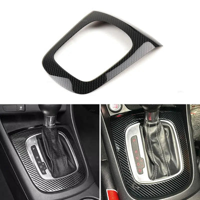 Garniture console centrale carbone Audi Q3 8U seule et montée autour du sélecteur automatique de deux Q3