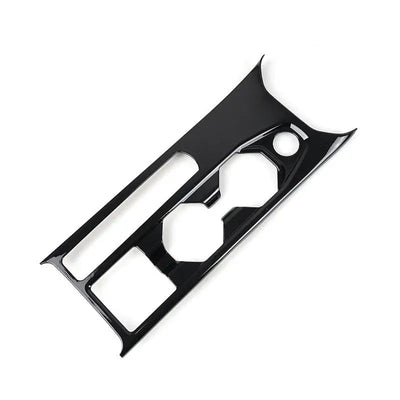 Garniture console centrale Polo 6 en noir laqué, vue d'ensemble de la pièce