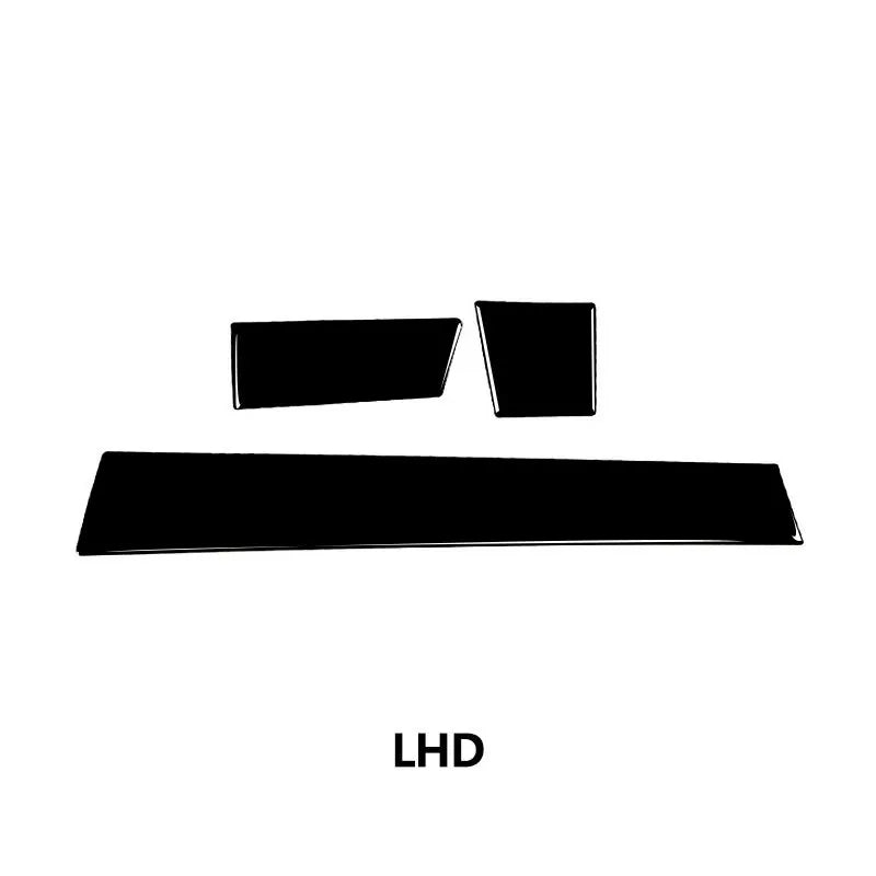 Version noir laqué conduite à gauche de l'habillage tableau de bord BMW X3 E83