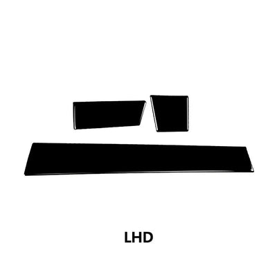 Version noir laqué conduite à gauche de l'habillage tableau de bord BMW X3 E83