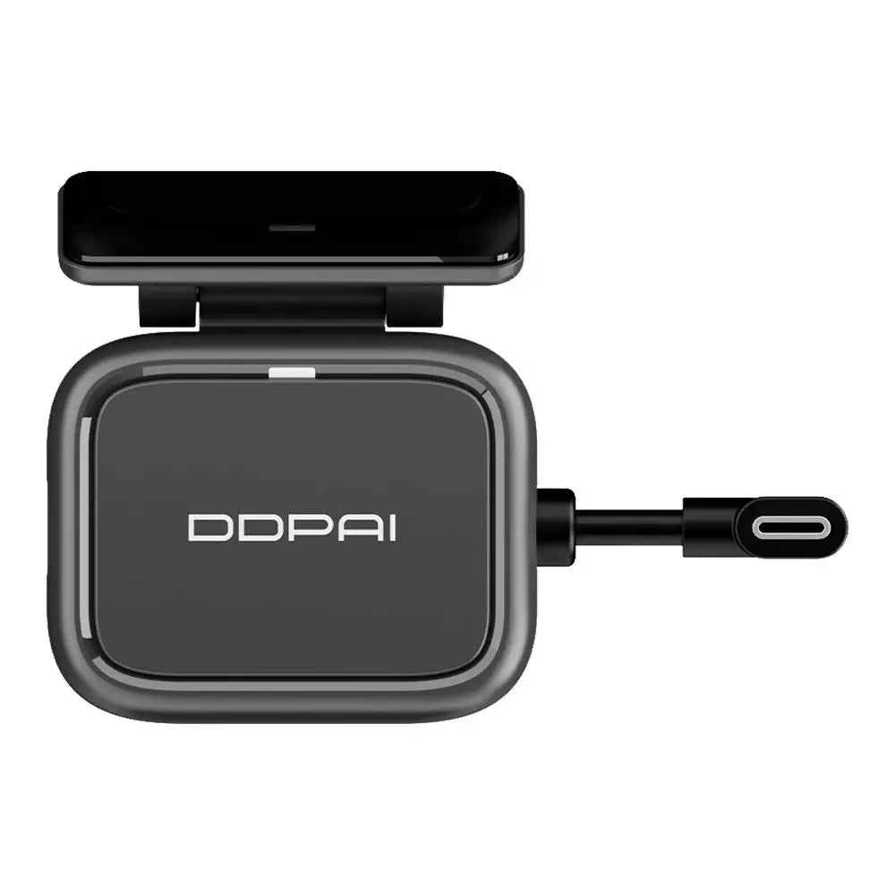 Module radar de la dashcam DDPAI N5 et son support adhésif de pare-brise