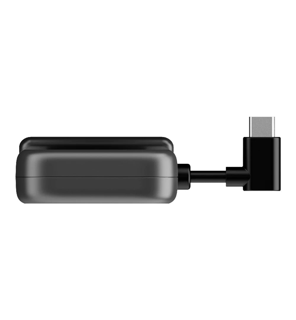 Module radar de la dashcam DDPAI N5 vu de dos, câble USB-C coudé