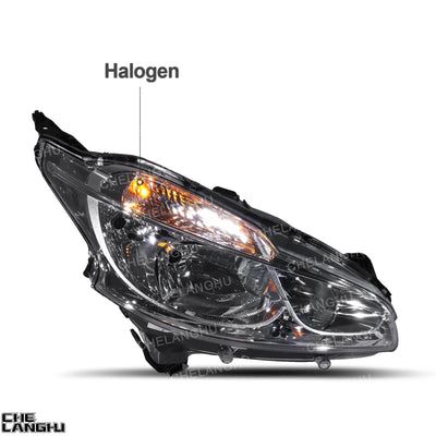 Optique de phare halogène Peugeot 208, l'autre côté proposé