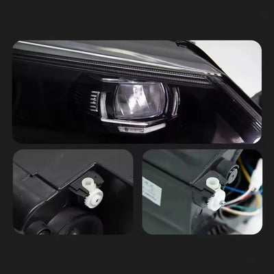 Projecteur à lentille et molette de réglage du phare LED Jetta 6