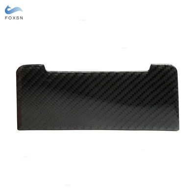 Plaque supérieure seule en fibre de carbone pour console centrale Audi A4, A5 et Q5
