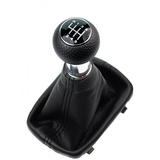 Pommeau de vitesse Audi A3 en noir pour boîte 6 vitesses.