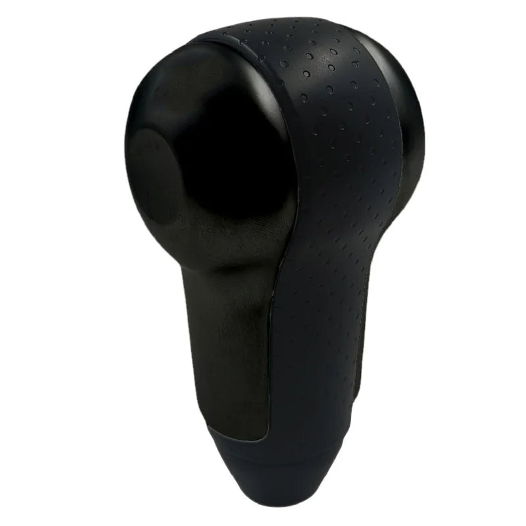 Pommeau de vitesse X-Trail pour boîte automatique, tout noir avec flanc perforé