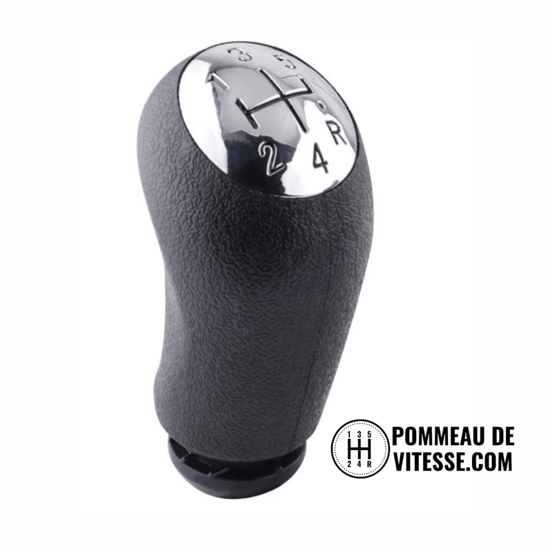 Pommeau de vitesse Dacia Logan MCV noir avec couture grise pour boîte manuelle