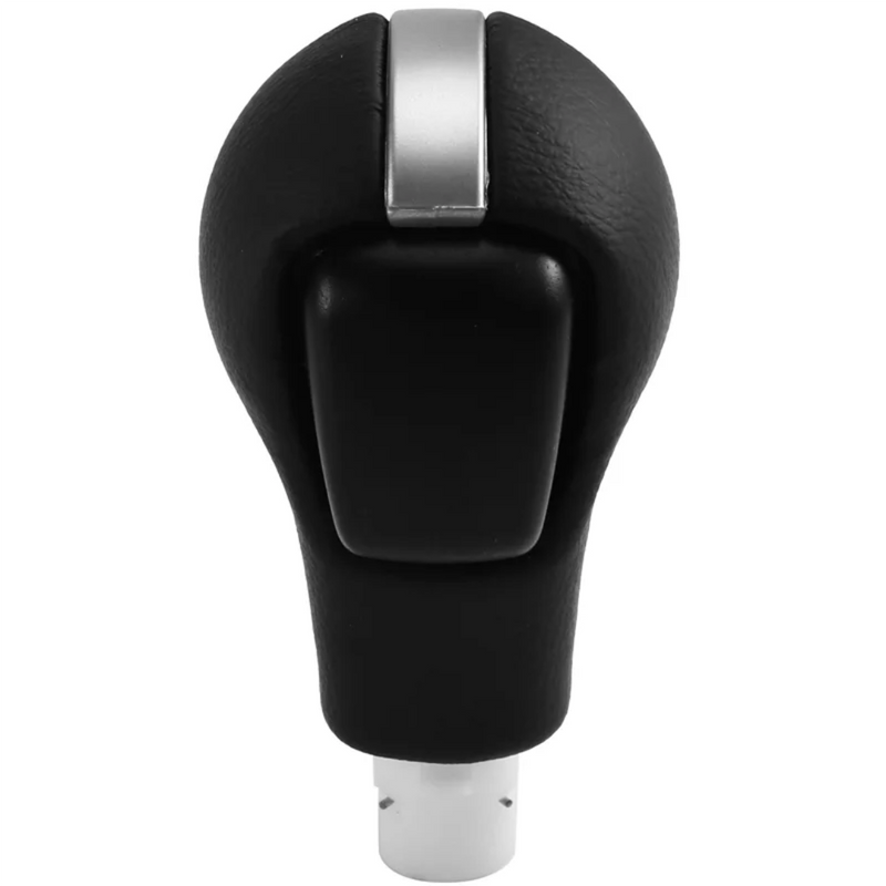 Pommeau de vitesse Nissan 350Z automatique noir avec bande centrale vue de face