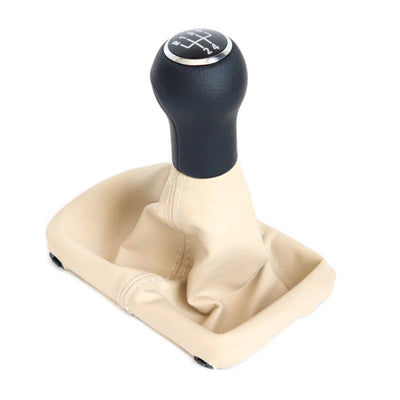 Pommeau levier de vitesse New Beetle noir avec soufflet beige