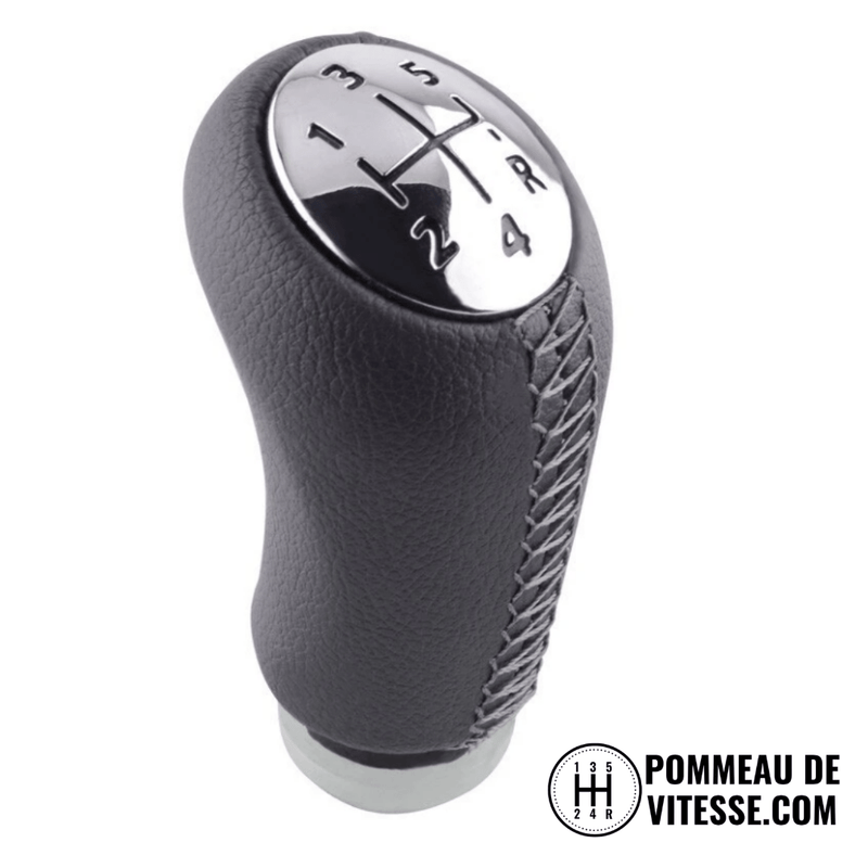 Pommeau de vitesse Dacia Duster 1 noir avec couture noire