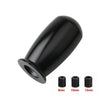 Pommeau de vitesse tuning en aluminium cylindrique noir – 3 adaptateurs universels inclus