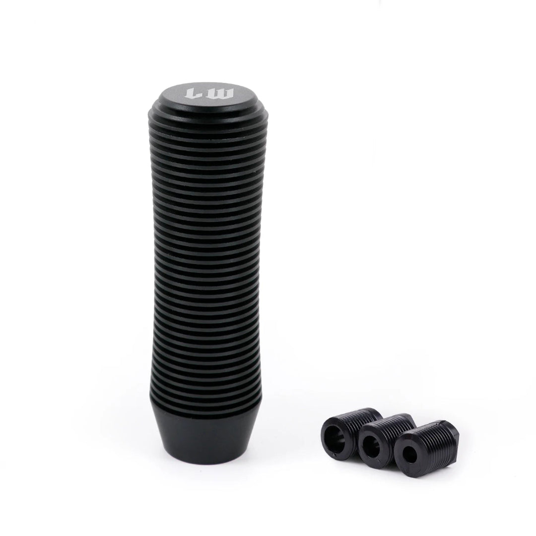 Pommeau de vitesse tuning LW noir cylindrique pour levier de vitesse