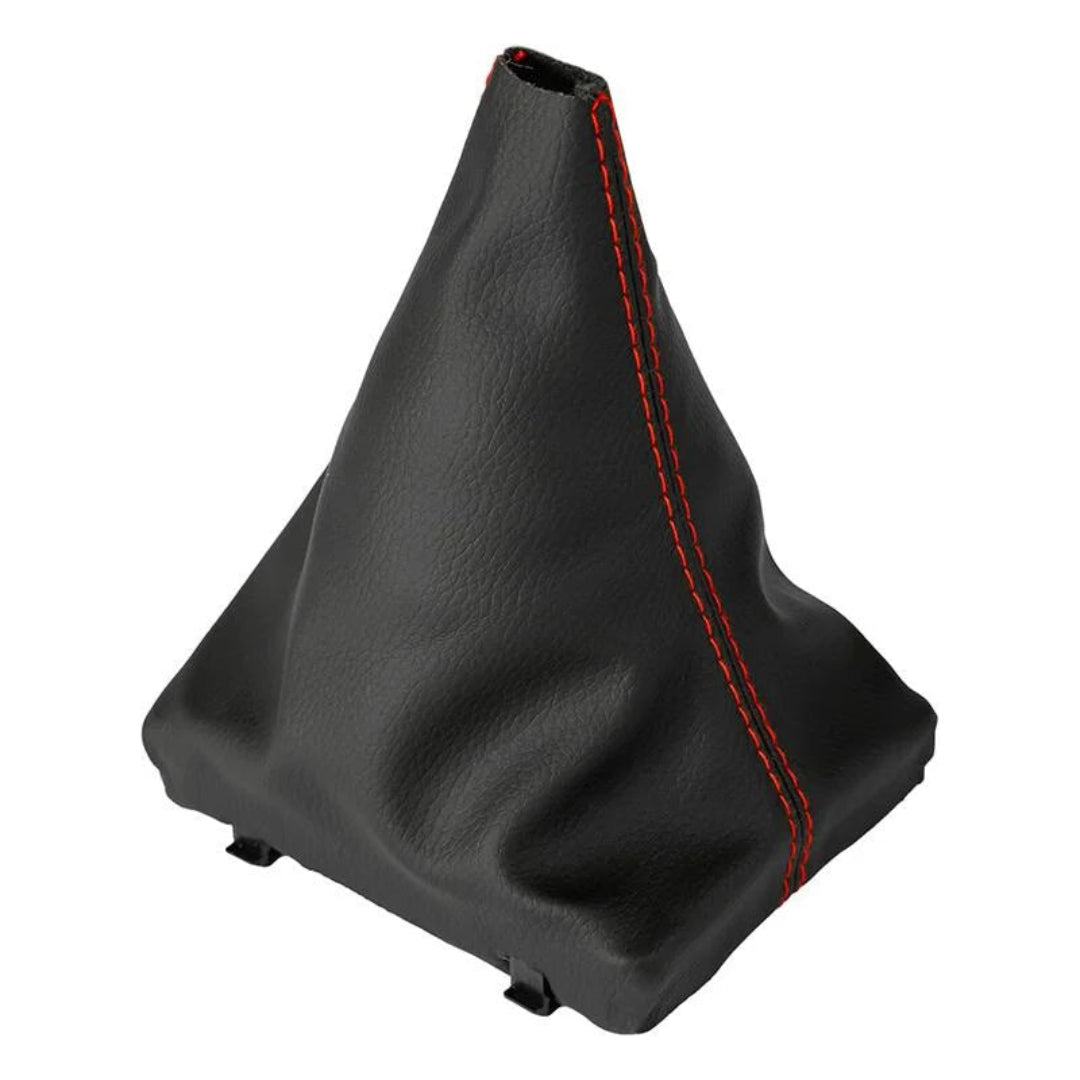 Soufflet levier de vitesse Audi A6 C6 noir couture rouge