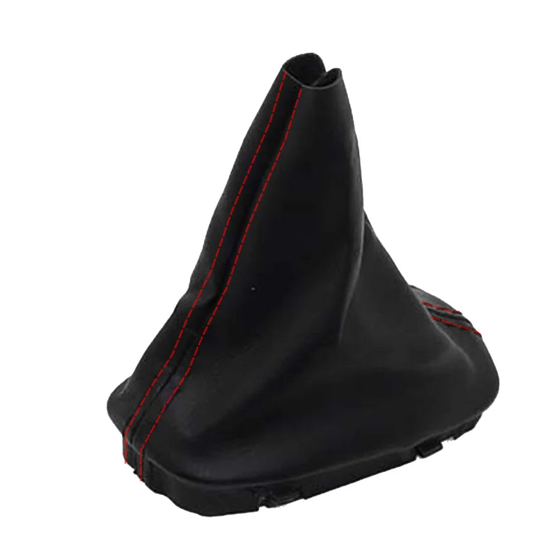 Soufflet levier de vitesse Mercedes Classe C W203 à couture rouge