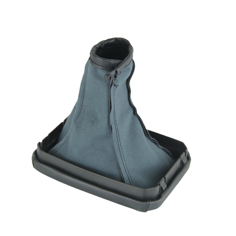 Soufflet de levier de vitesse Opel Corsa C en simili cuir noir, avec son cadre de console clipsable