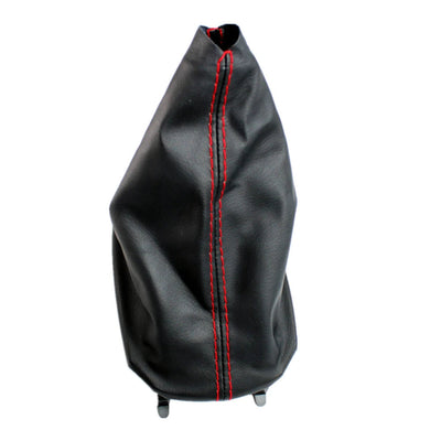 Soufflet levier de vitesse Seat Leon 1M noir avec couture rouge pour console centrale