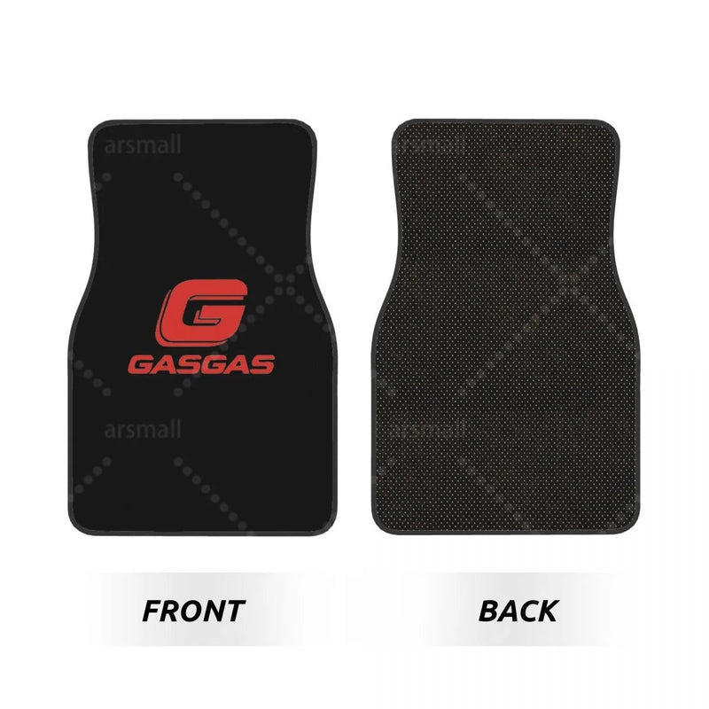 Tapis de sol voiture GASGAS rouge et noir, jeu de 4 pièces