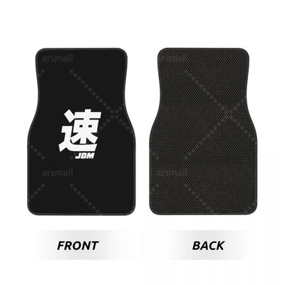 Recto et verso du tapis de sol voiture JDM