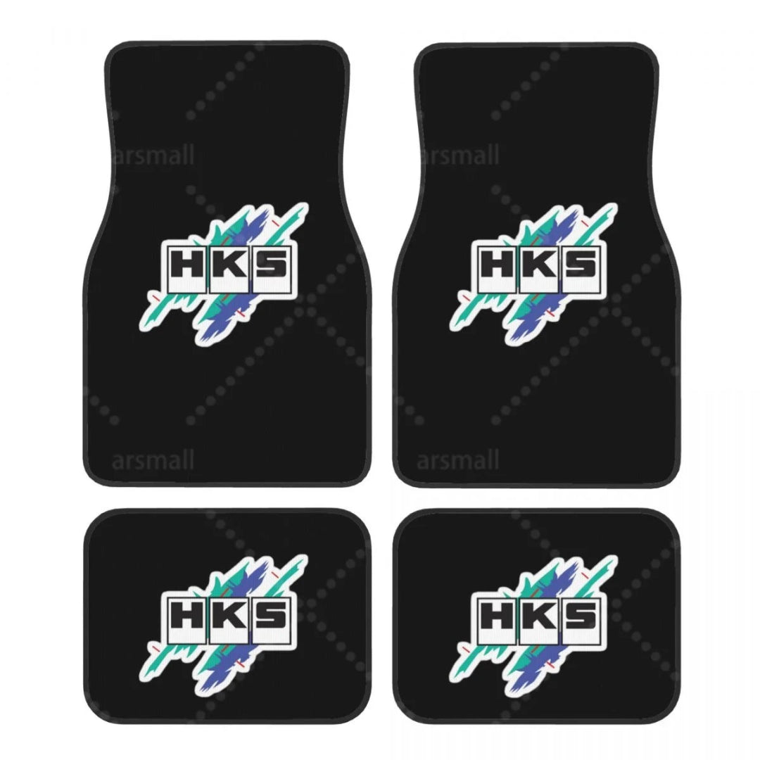 Tapis de sol voiture HKS design classique intérieur sportif