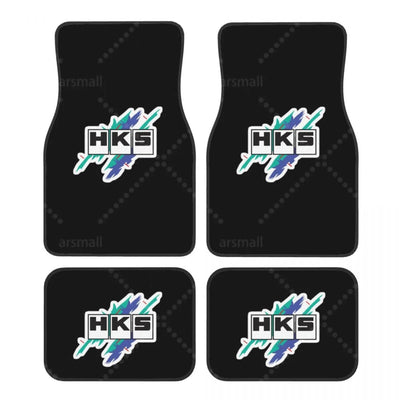 Tapis de sol voiture HKS design classique intérieur sportif