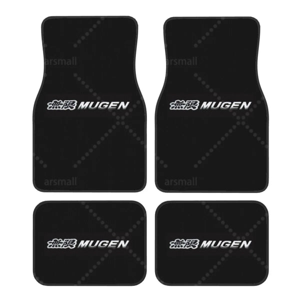 Tapis de sol voiture Mugen avec logo classique intérieur sportif