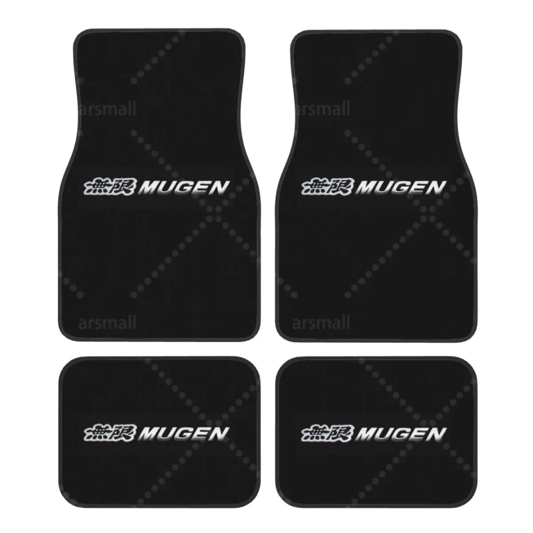 Tapis de sol voiture Mugen avec logo classique intérieur sportif