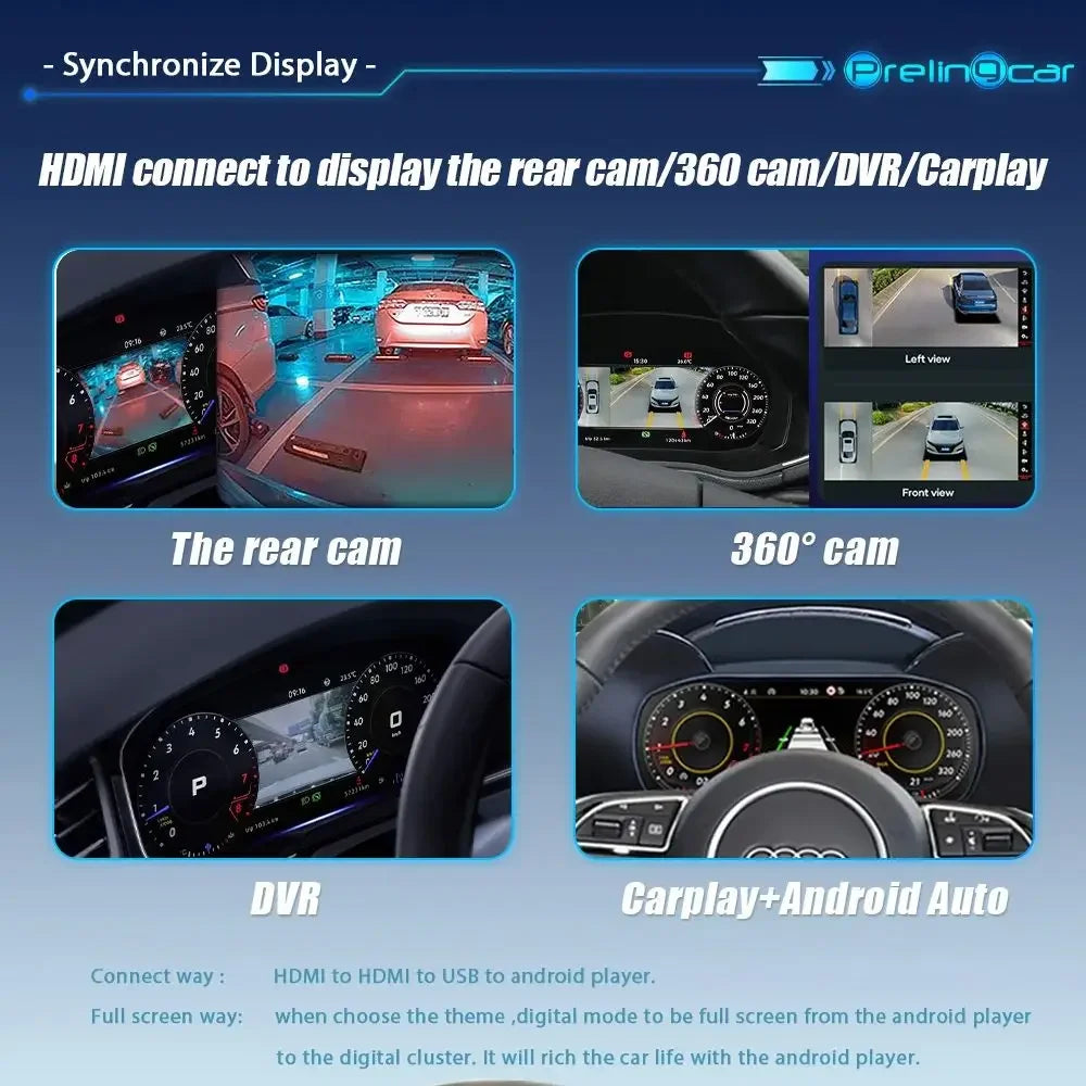 Aperçu des fonctionnalités du virtual cockpit Audi A1