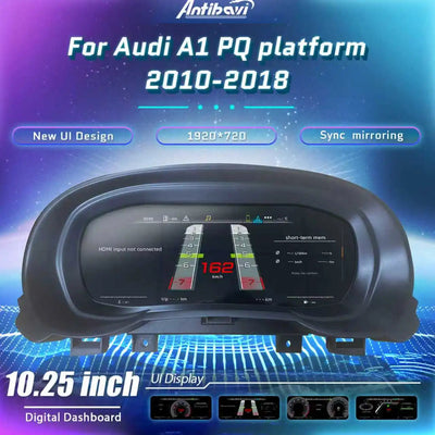 Interface du virtual cockpit Audi A1, écran 10,25 pouces 1920x720