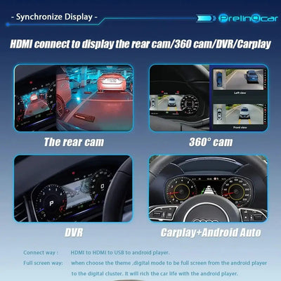 Aperçu des fonctionnalités du virtual cockpit Audi A5 8T