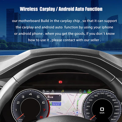 CarPlay et Android Auto sans fil intégrés au virtual cockpit Audi Q7