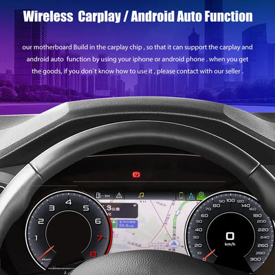 CarPlay et Android Auto sans fil intégrés au virtual cockpit VW Transporter T5