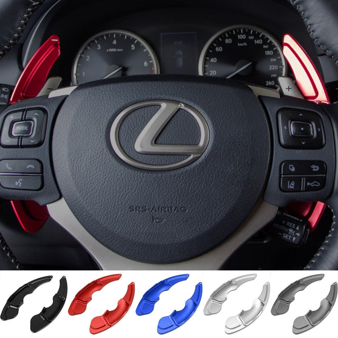 Extension palette au volant Lexus.